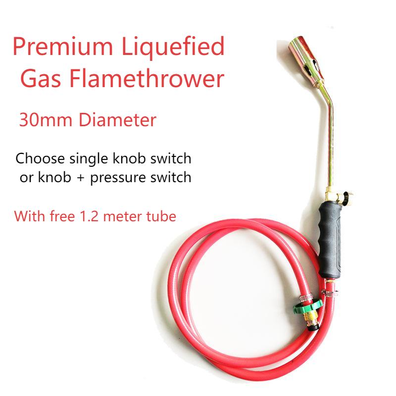 Fire Piston Starter - アジア標準 30 ミリメートル口径ノズル圧力スイッチ液化ガスブロートーチ 120 センチメートルゴムチューブ