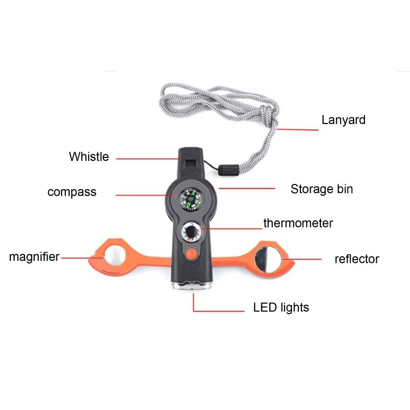 Q39E 安全ホイッスル緊急用ストラップ付き、キャンプ用 7 - Outdoor Adventure Guide のレビューと価格