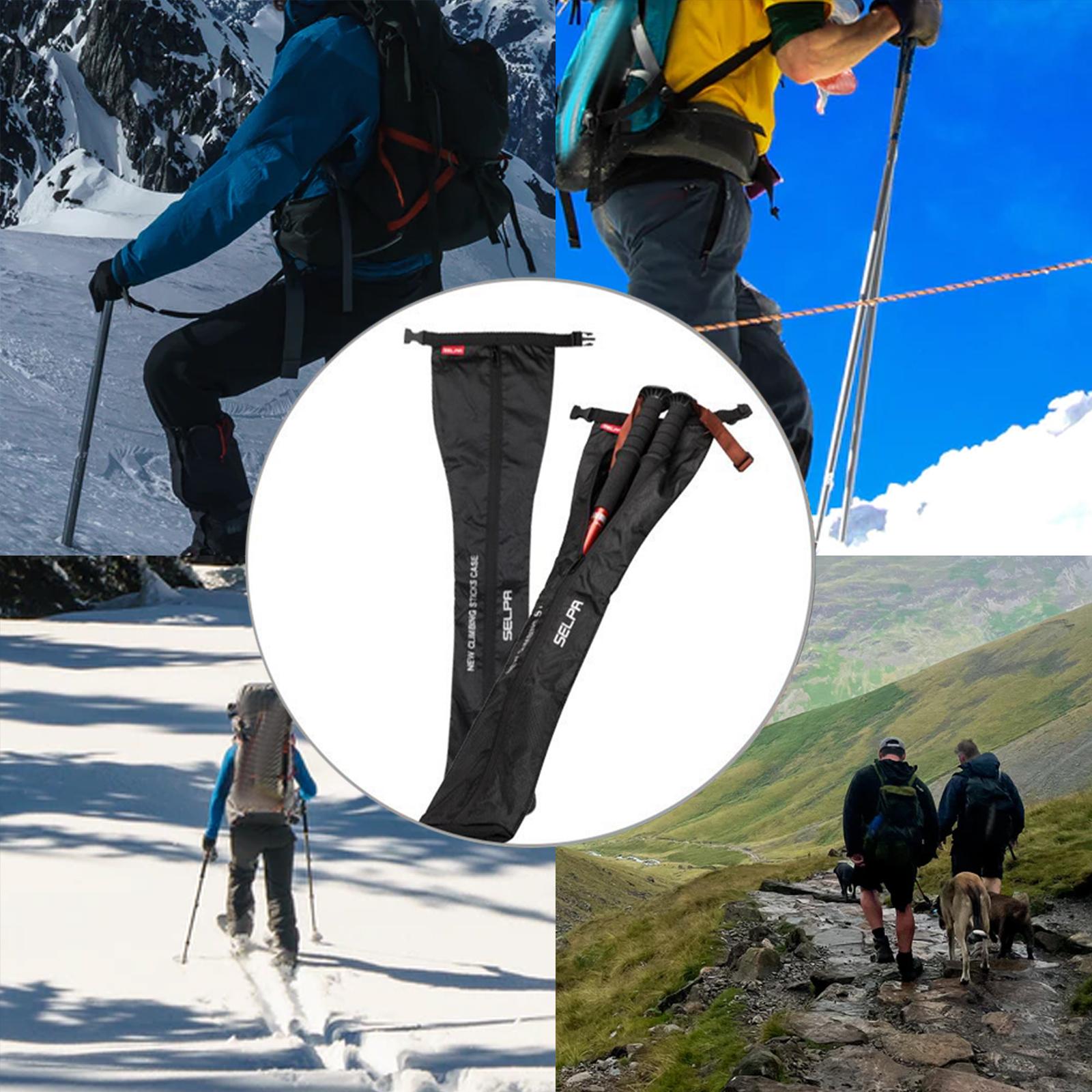 ハイキング用トレッキングポールバッグ、耐久性のある折りたたみ - Outdoor Adventure Walks のレビューと価格