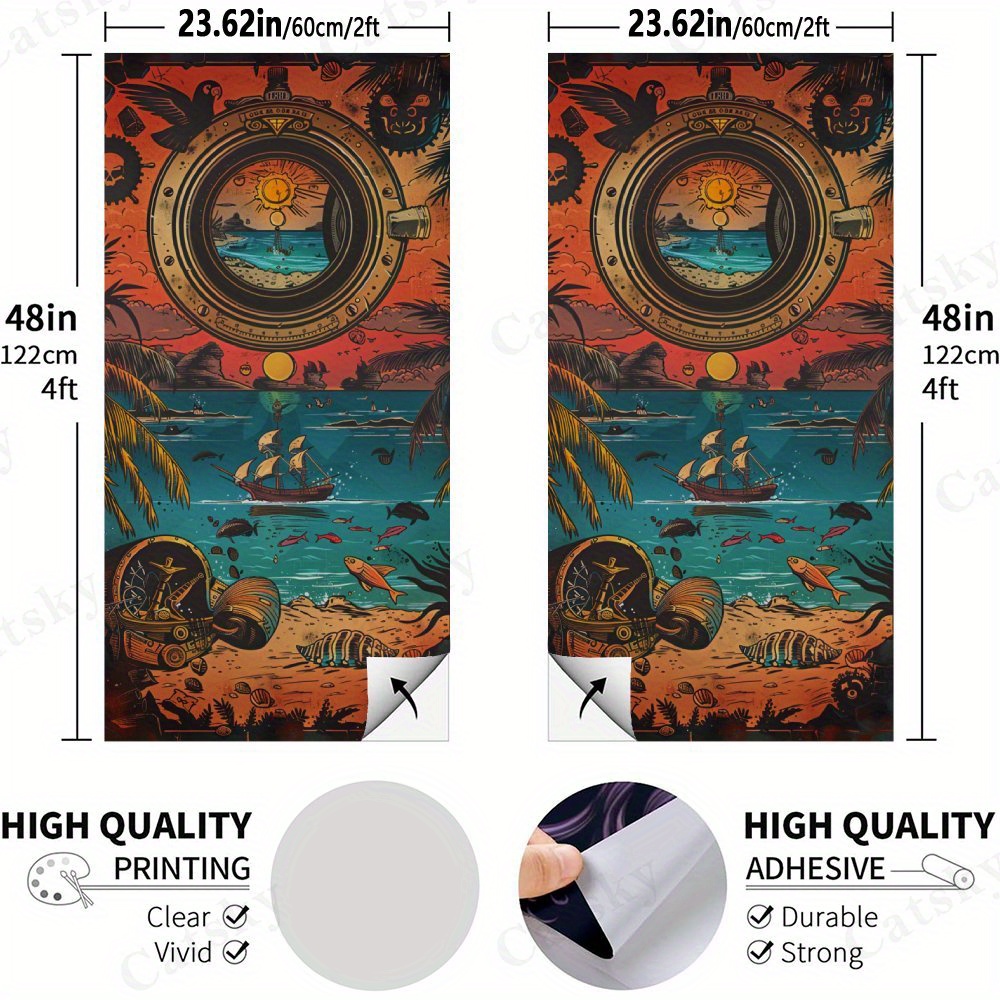スチームパンク風オーシャンアドベンチャー防水コーンホールボー - Outdoor Adventure Films のレビューと価格