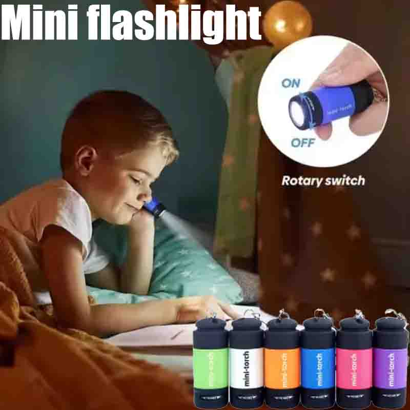 USB 充電式キャンプミニ懐中電灯強力な光ポケットキーホルダ - Outdoor Adventure Trips のレビューと価格