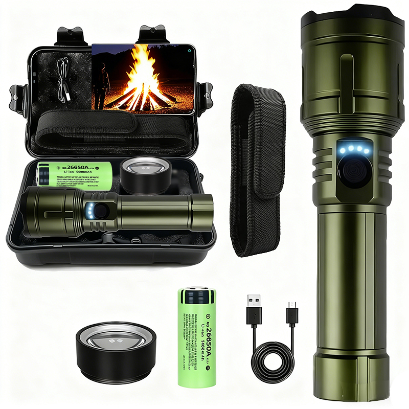 超強力懐中電灯集中点火懐中電灯防水軍事戦術ランプ屋外キャンプ - Outdoor Adventure Trips のレビューと価格